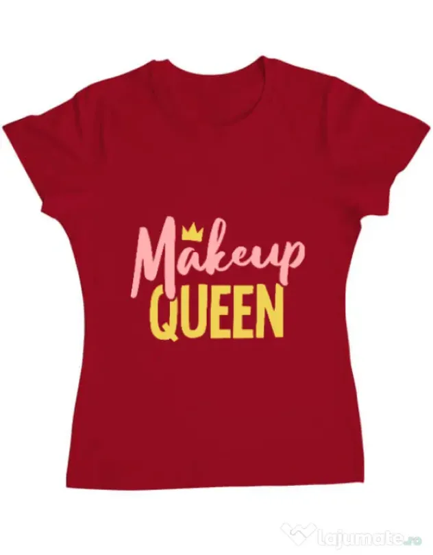 Tricou ADLER dama Makeup queen Rosu