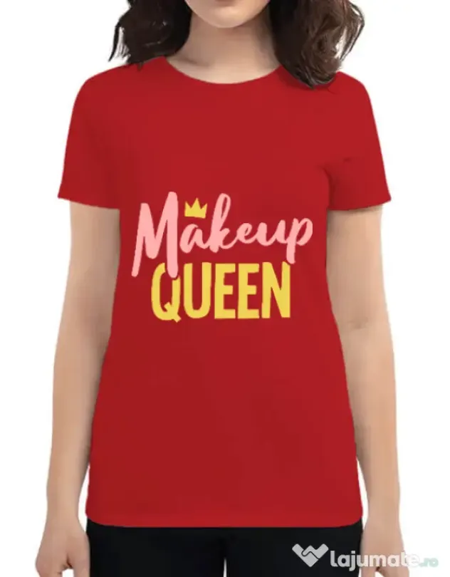 Tricou ADLER dama Makeup queen Rosu