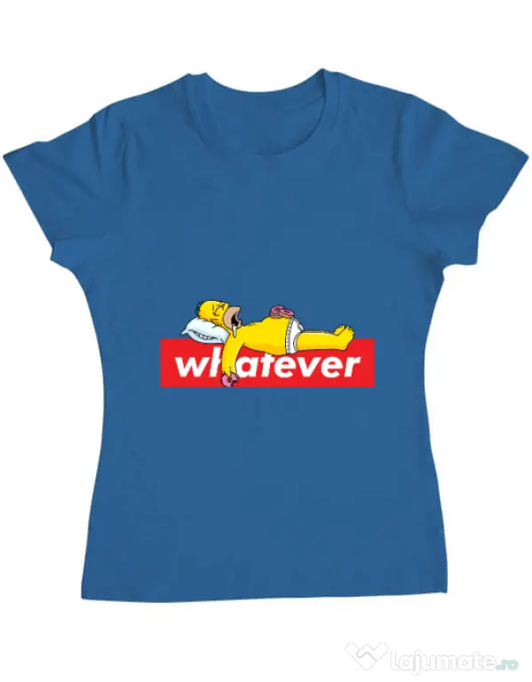 Tricou ADLER dama Whatever Albastru azuriu
