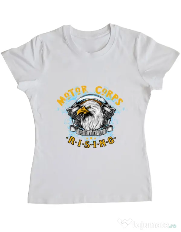 Tricou ADLER dama Eagle Alb