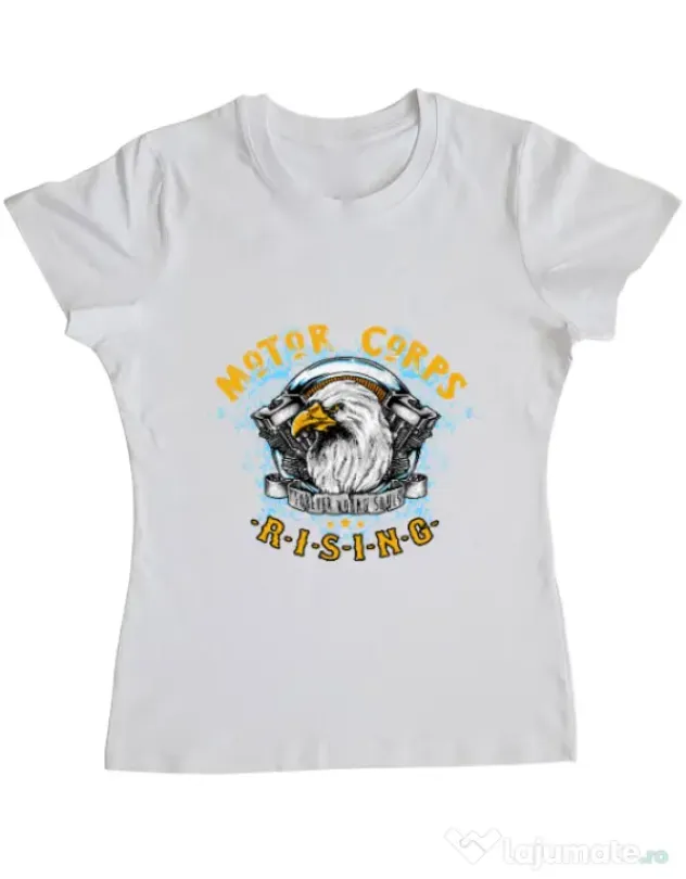 Tricou ADLER dama Eagle Alb