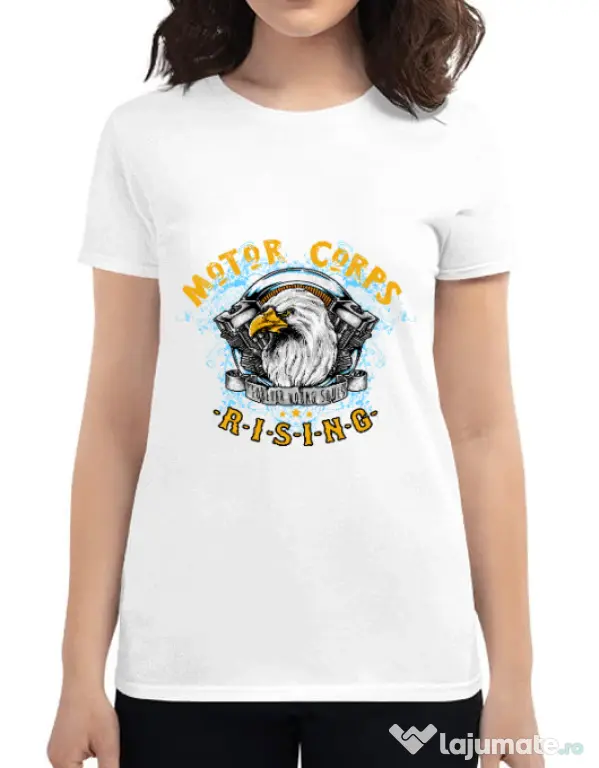 Tricou ADLER dama Eagle Alb