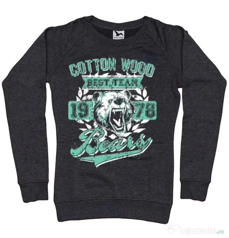 Bluza ADLER dama Cotton wood Negru melanj