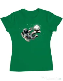 Tricou ADLER dama Football kick Verde mediu