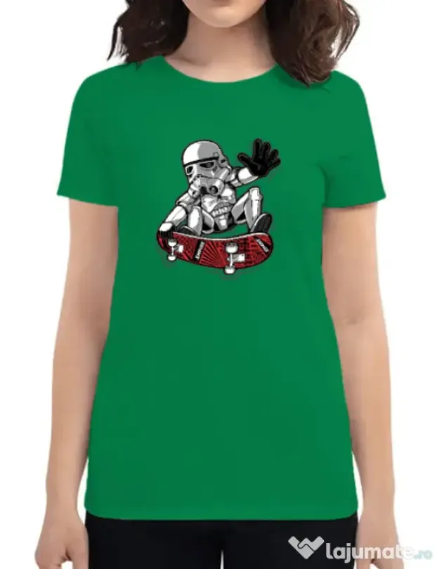 Tricou ADLER dama Trooper trick Verde mediu