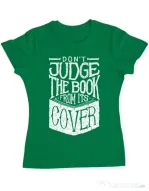 Tricou ADLER dama Book cover Verde mediu