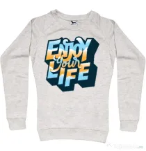Bluza ADLER dama Enjoy your life Migdala melanj