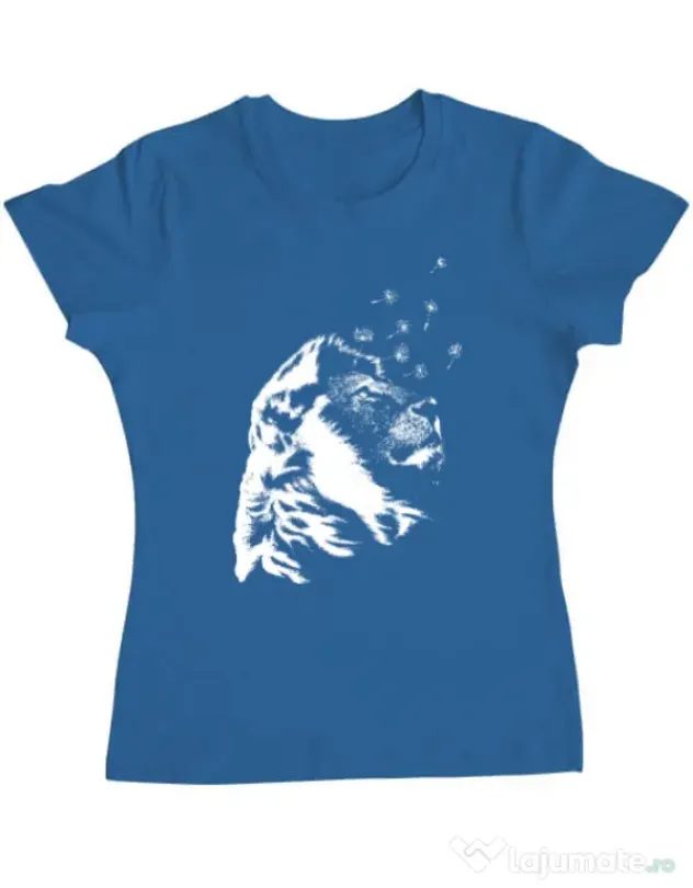 Tricou ADLER dama Dande lion Albastru azuriu