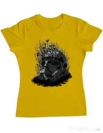 Tricou ADLER dama Shroom trooper Galben