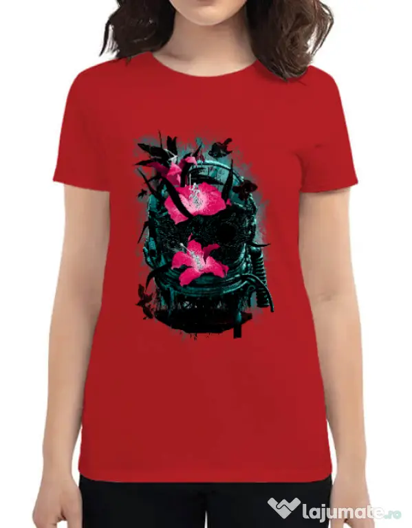 Tricou ADLER dama The last of us Rosu