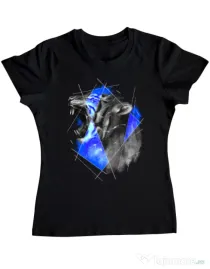 Tricou ADLER dama Electro tiger Negru