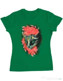 Tricou ADLER dama Offspring Verde mediu