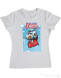 Tricou ADLER dama Cleaning league toilet paper Alb
