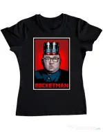 Tricou ADLER dama Rocketman Negru