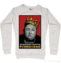 Bluza ADLER dama Straight outta Pyongyang Migdala melanj