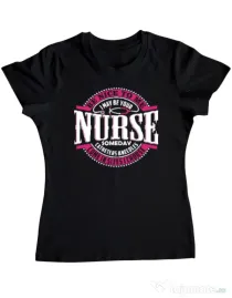 Tricou ADLER dama Nice to me Negru