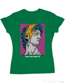 Tricou ADLER dama Hallucinate Verde mediu