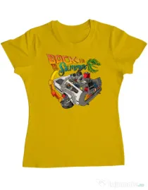 Tricou ADLER dama Back to summer Galben
