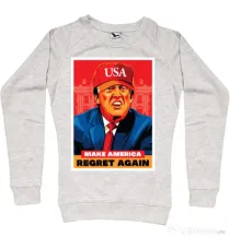 Bluza ADLER dama Make America regret again Migdala melanj