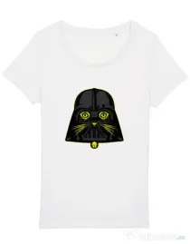 Tricou STANLEY STELLA dama Cat Vader Alb