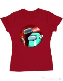 Tricou ADLER dama Behind you Rosu