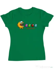 Tricou ADLER dama Impostor detected Verde mediu