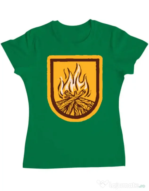 Tricou ADLER dama Bonfire Verde mediu