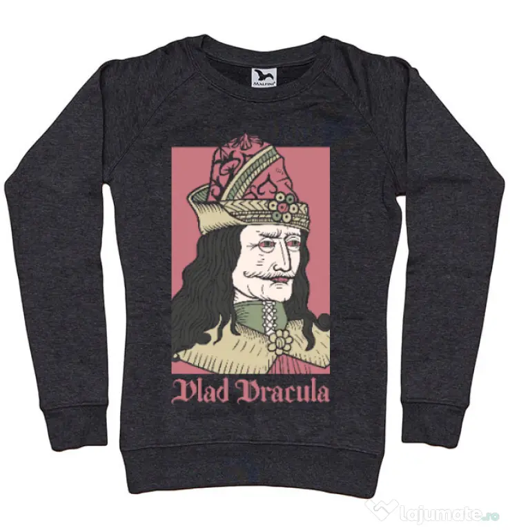 Bluza ADLER dama Vlad Dracula Negru melanj