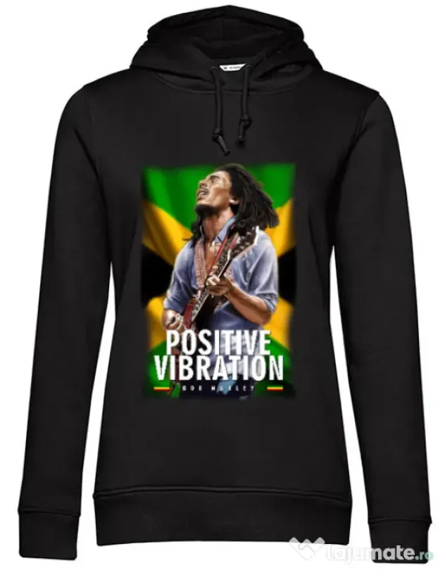 Hoodie dama cu gluga Jammin Negru