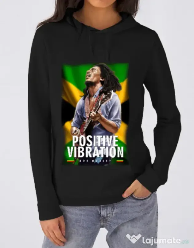 Hoodie dama cu gluga Jammin Negru