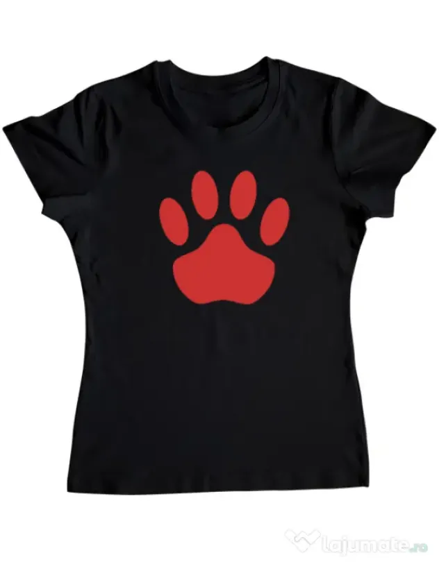 Tricou personalizat dama Custom design Negru