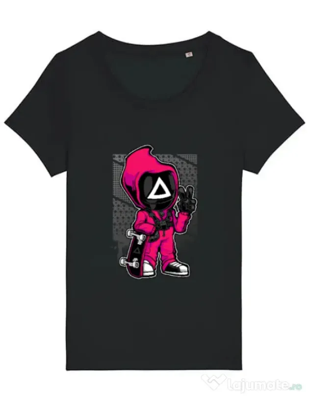 Tricou STANLEY STELLA dama Squid Game 4 Negru