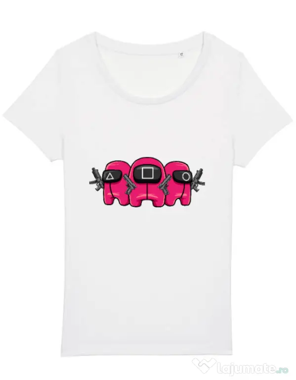Tricou STANLEY STELLA dama Squid Squad Alb