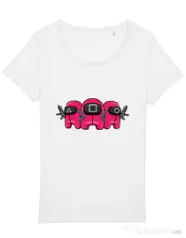 Tricou STANLEY STELLA dama Squid Squad Alb