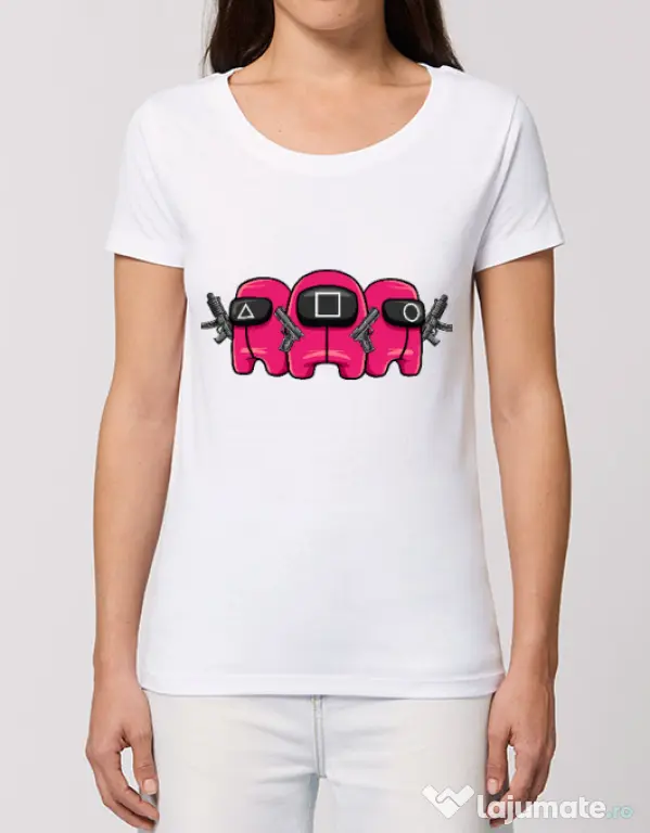 Tricou STANLEY STELLA dama Squid Squad Alb