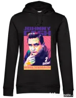 Hanorac dama cu gluga Johnny Cash Negru
