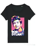 Tricou STANLEY STELLA dama Bob Dylan Negru