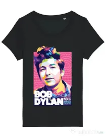 Tricou STANLEY STELLA dama Bob Dylan Negru