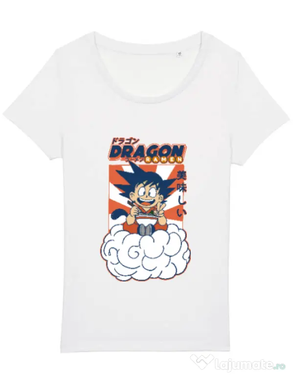 Tricou STANLEY STELLA dama Dragon Ramen Alb