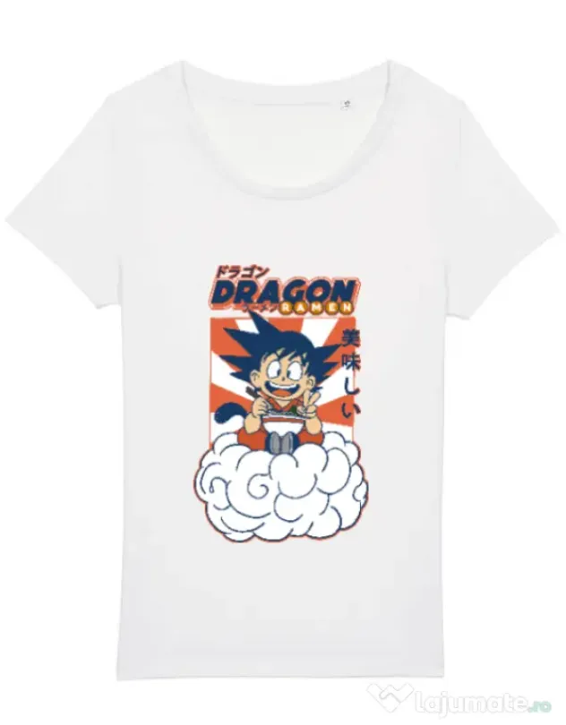 Tricou STANLEY STELLA dama Dragon Ramen Alb