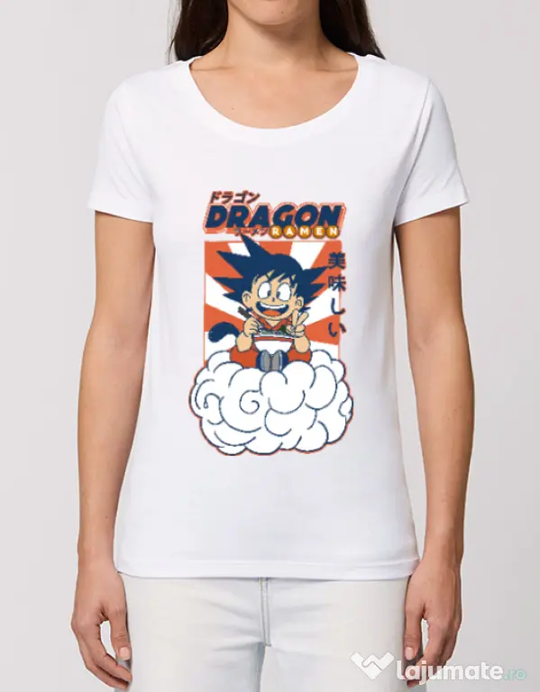 Tricou STANLEY STELLA dama Dragon Ramen Alb