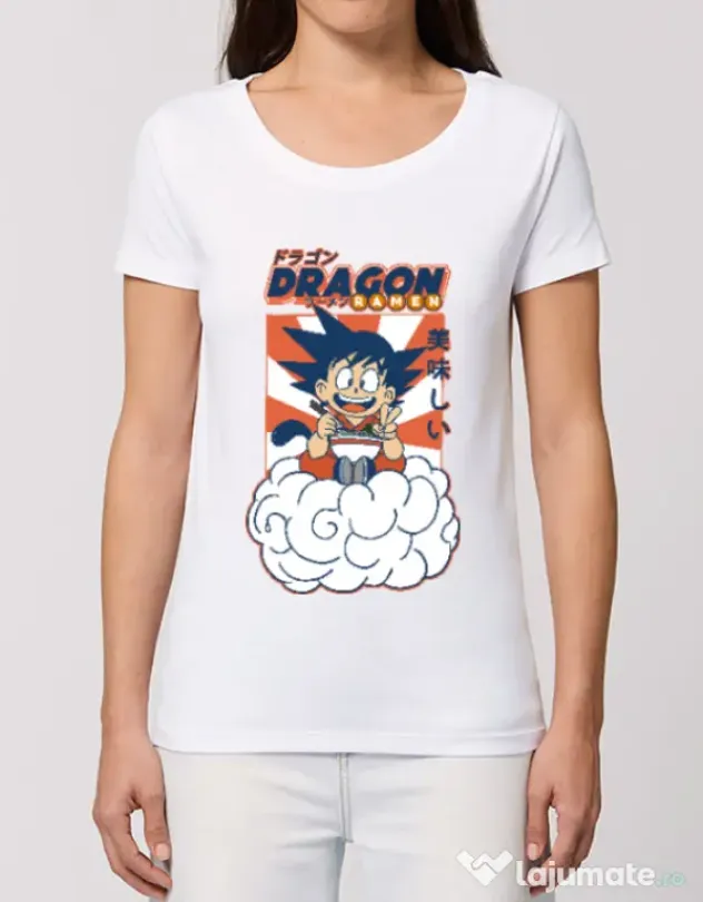 Tricou STANLEY STELLA dama Dragon Ramen Alb