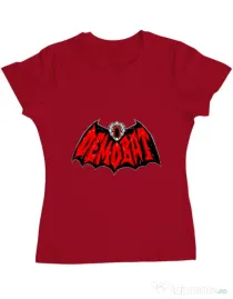 Tricou personalizat dama Demo-Batman Rosu
