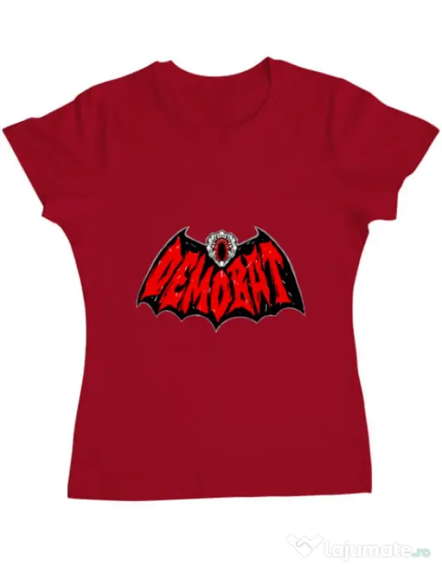 Tricou personalizat dama Demo-Batman Rosu