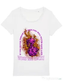 Tricou STANLEY STELLA dama WISH ME LUCK Alb