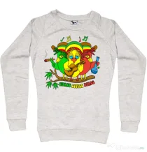 Bluza personalizata dama Three Little Birds Migdala melanj