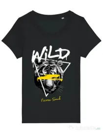 Tricou STANLEY STELLA dama Wild Fierce Soul Negru