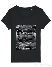 Tricou STANLEY STELLA dama Jeep Renegade Trailhawk Negru