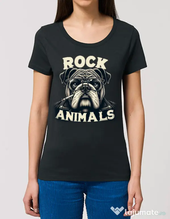 Tricou STANLEY STELLA dama BULLDOG 06 Negru