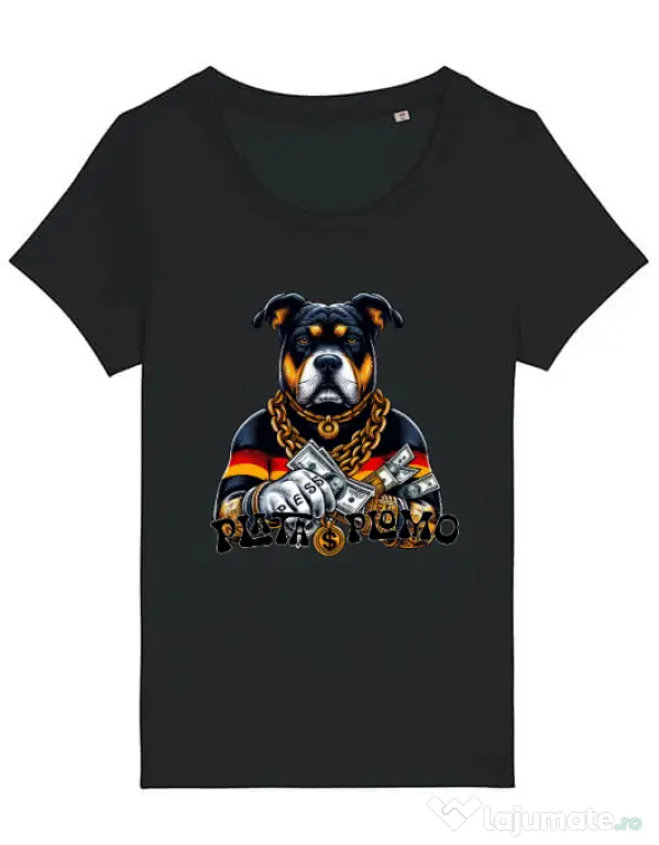 Tricou STANLEY STELLA dama BULLDOG 08 Negru
